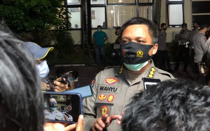 Polda Gorontalo Amankan Ratusan Demonstran yang Terlibat Aksi Penolakan Omnibus Law