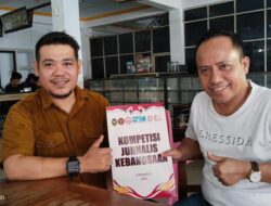 Koordinator Kompetisi Jurnalis Kebangsaan Mahasiswa (KJKM) Gorontalo saat Audiensi dengan Rektor UNIPO, Jorry Karim, S.Kom.,M.Kom