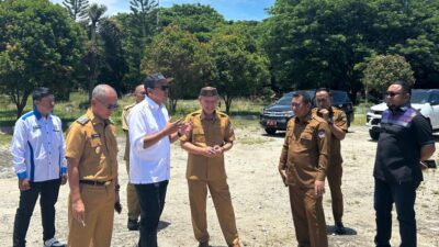 Didampingi Wabup, Bupati Pohuwato Tunjukkan Lokasi Kantor Baru ke BPBPK Provinsi